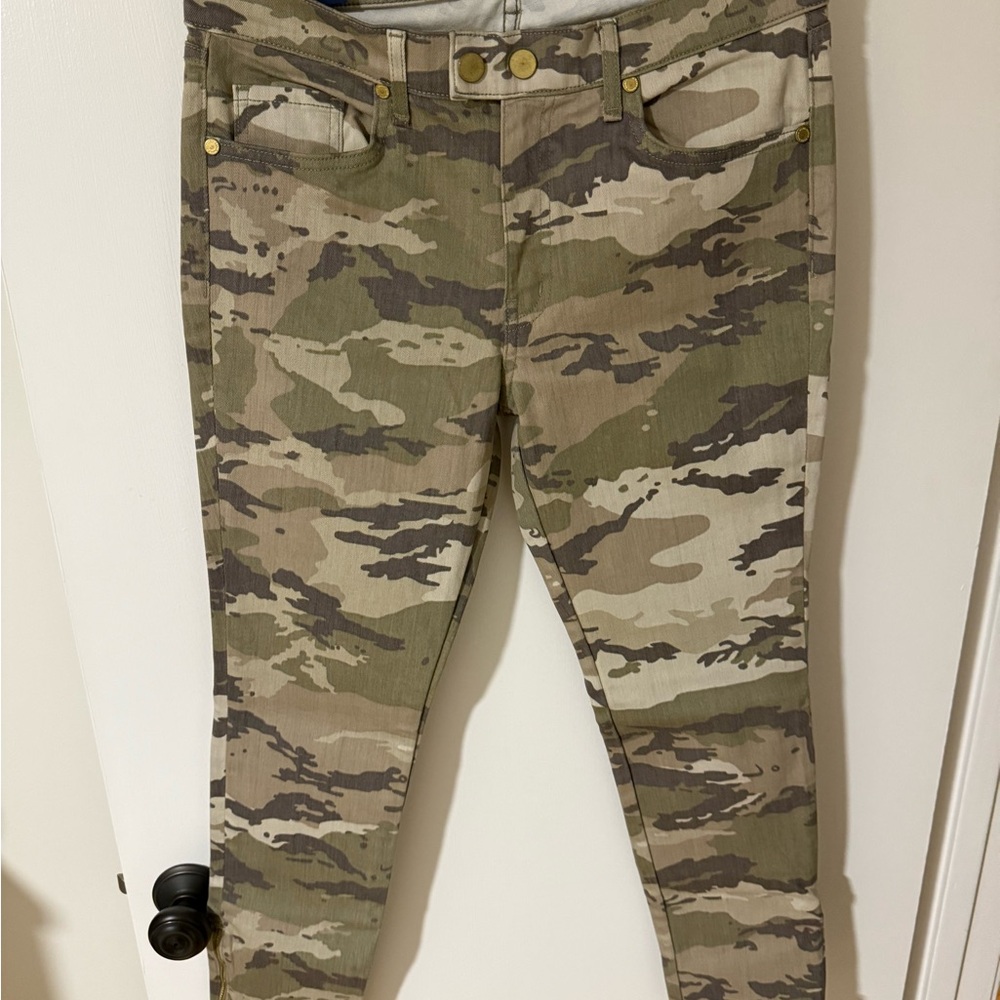 Ramy Brook Olive Camo Skinny Jeans